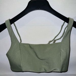 Pacsun LA hearts Green Bikini Top